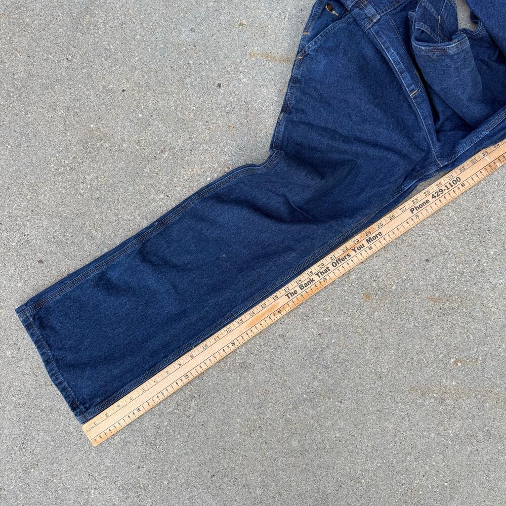 Carhartt 6x32 Womens Washed Denim Blue Jean Bib Overalls WR007 HDK - Picture 10 of 10